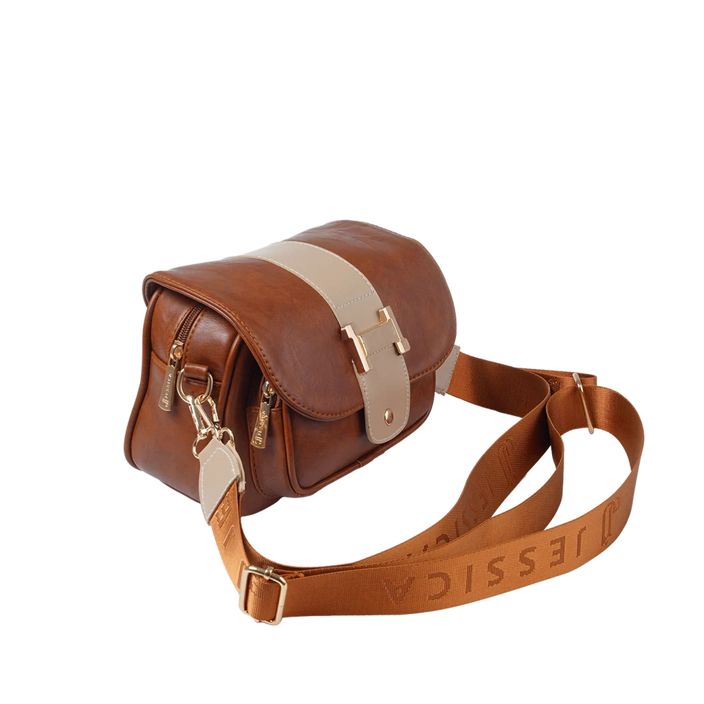 Women's Genuine Leather Crossbody Bag Model S41 - A Small, Stylish Bag for Errands and Evenings