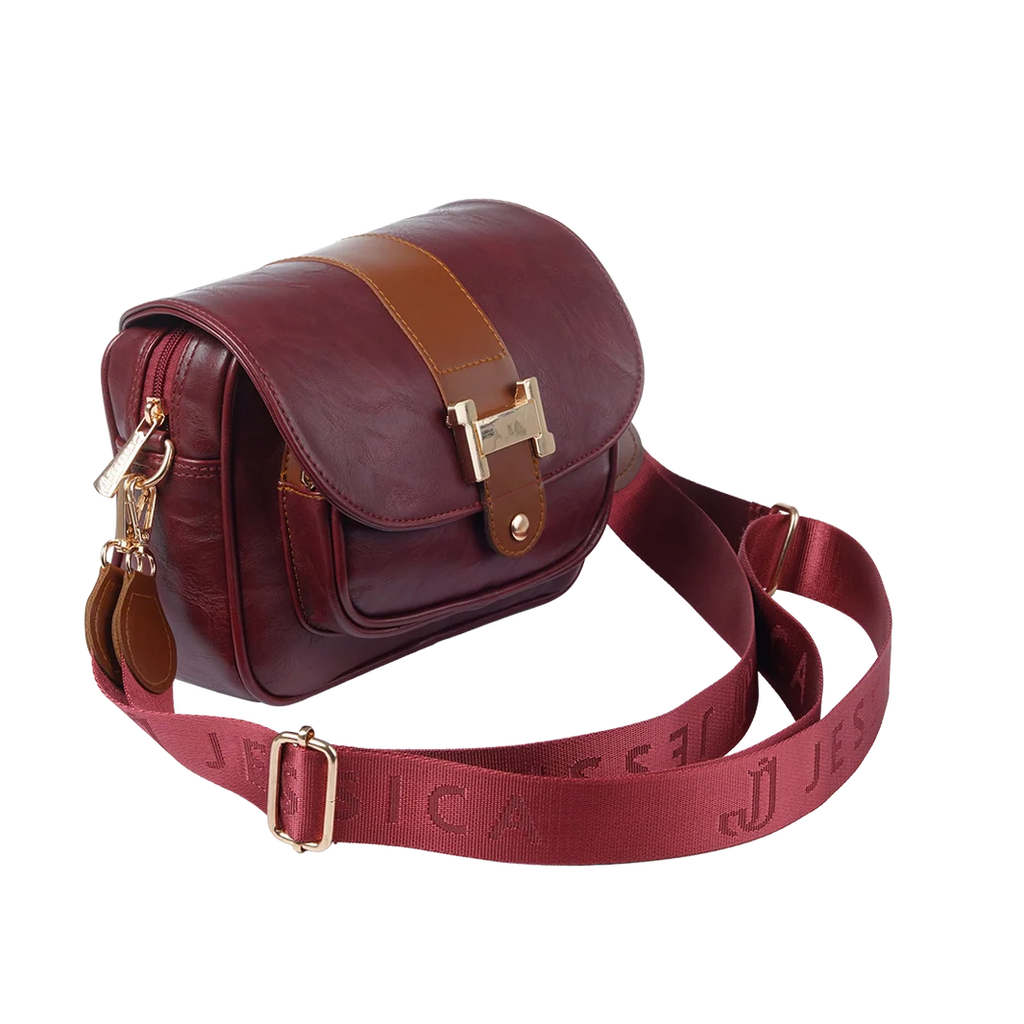 Women's Genuine Leather Crossbody Bag Model S41 - A Small, Stylish Bag for Errands and Evenings
