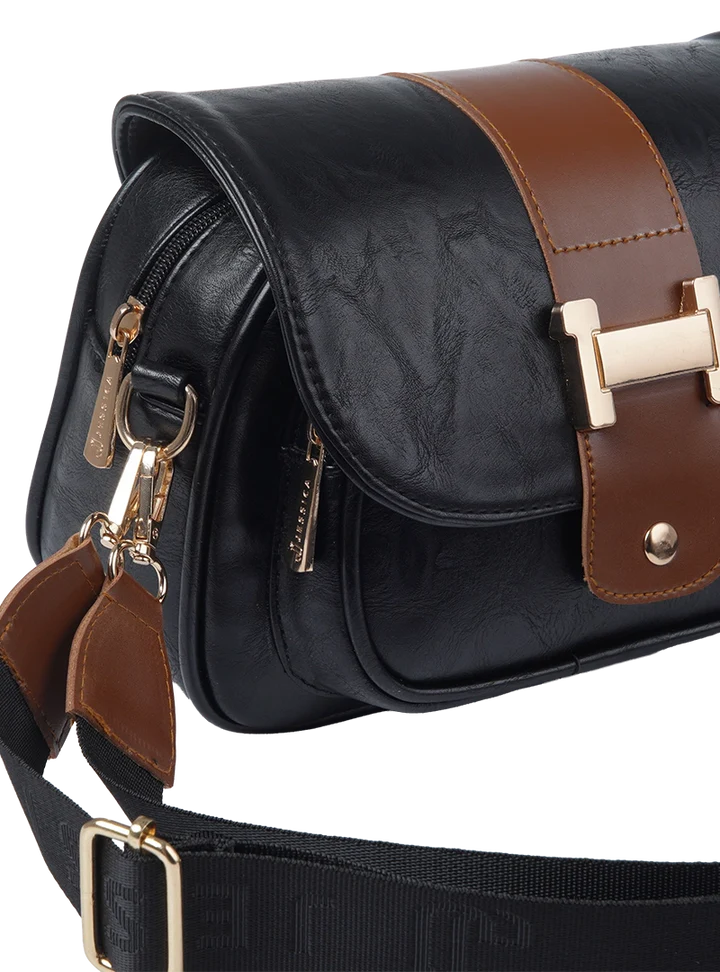 حقيبة كروس جلد طبيعي نسائية موديل S41 - حقيبة صغيرة أنيقة للمشاوير والسهرات
