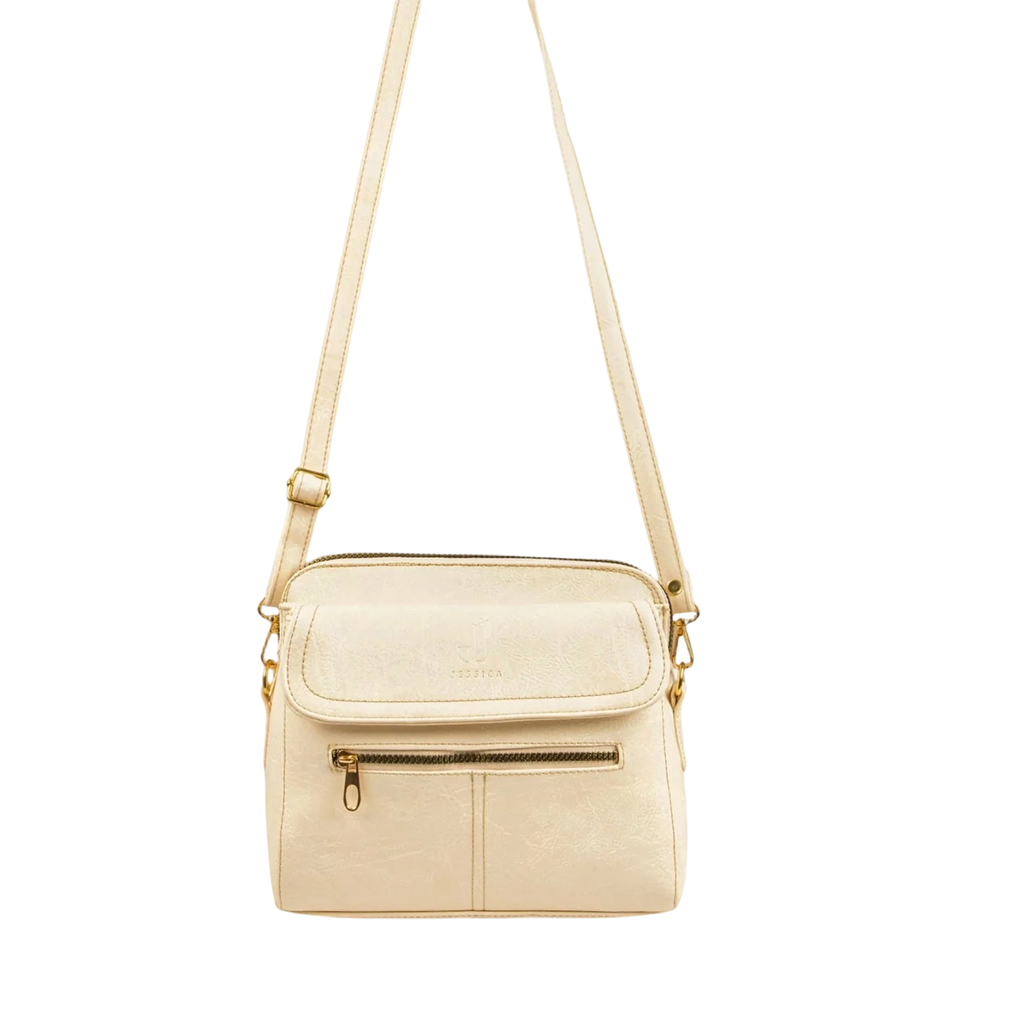 S50 Medium-Sized Imported Leather Crossbody Bag – Practical and Stylish for Everyday Use